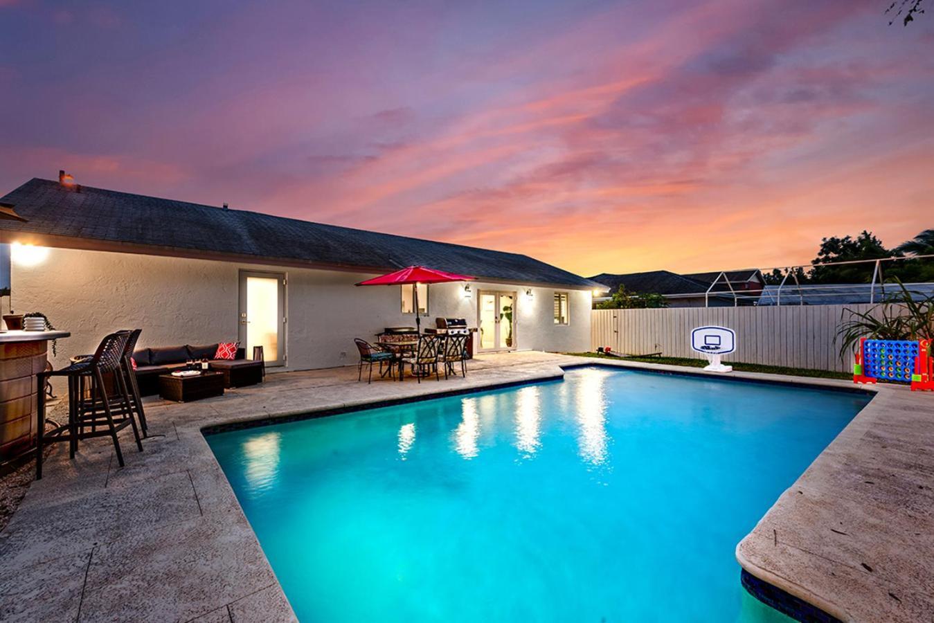 Bright Villa, Heated Pool, 2 Kings, By Everglades, Biscayne & Keys Homestead Exterior photo